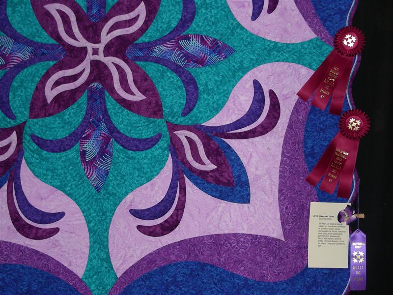 Hawaiian Dawn - Award Winning Quilt